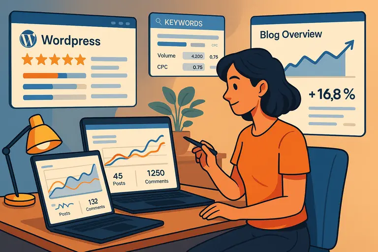 An informative illustration about What’s the Best Way to Start a Blog and Make Money?