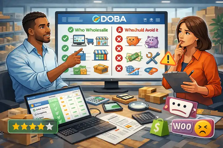 An informative illustration about Who Doba Wholesale Is Best For And Who Should Avoid It