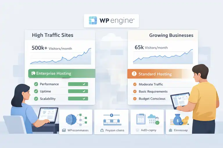 An informative illustration about Who Should (And Shouldn’t) Choose WP Engine Enterprise