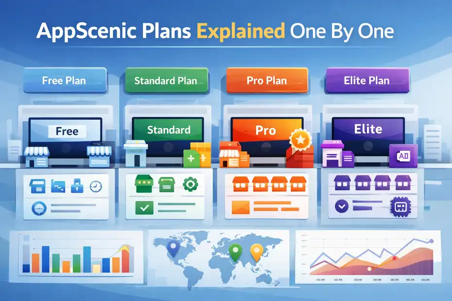AppScenic Pricing Explained: Real Costs An informative illustration about AppScenic Plans Explained One By One