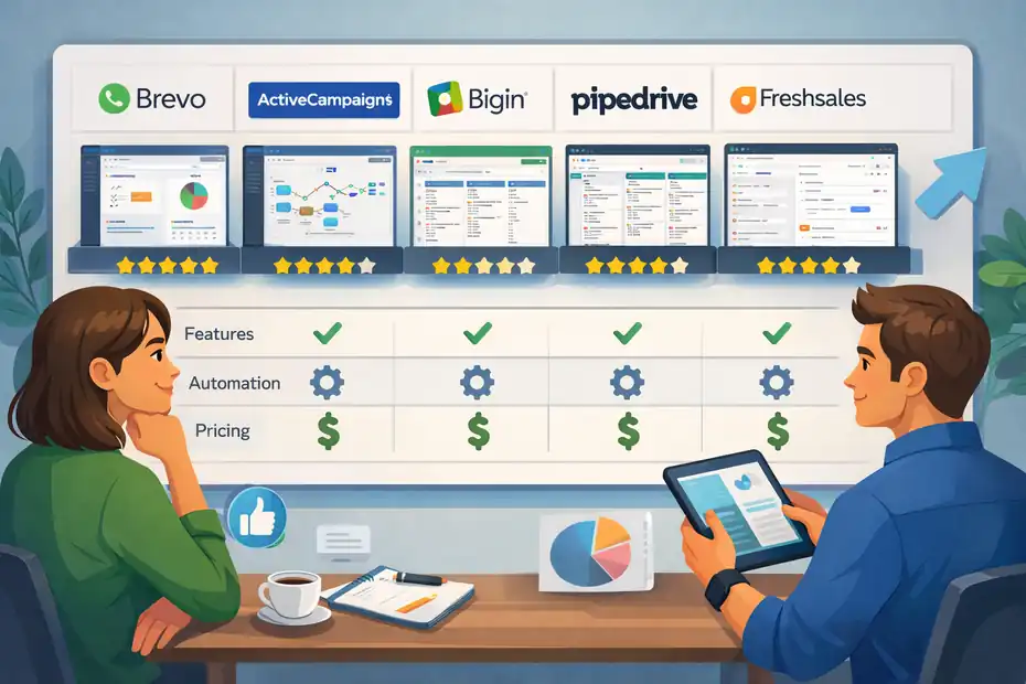 An informative illustration about Best HubSpot Alternatives For Small Business [Top Picks]