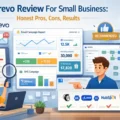 An informative illustration about Brevo Review For Small Business: Honest Pros, Cons, Results