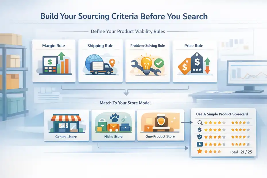 An informative illustration about Build Your Sourcing Criteria Before You Search