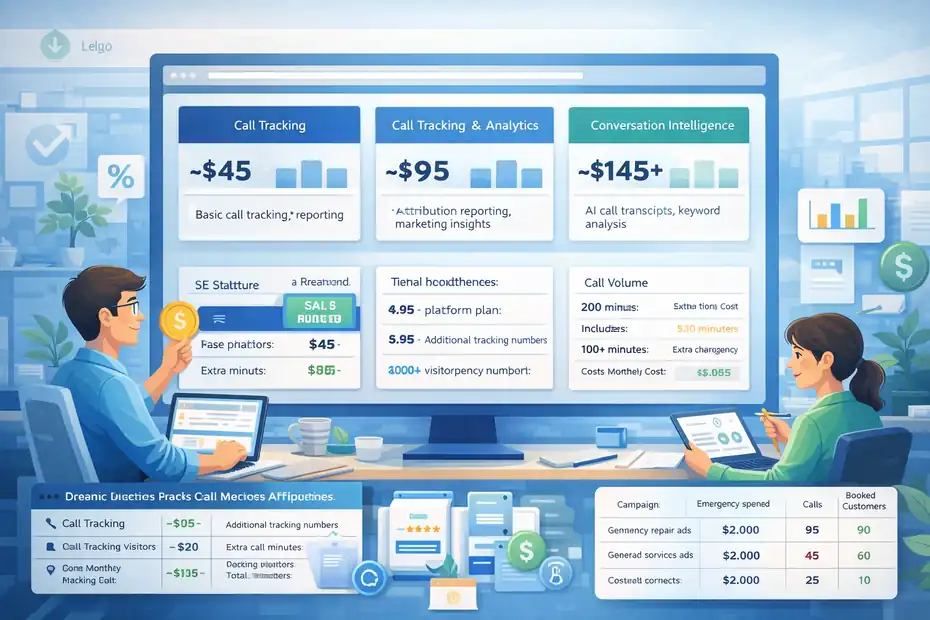 An informative illustration about CallRail Pricing And Cost Value For Marketing Teams