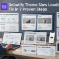 Debutify Theme Slow Loading Fix in 7 Proven Steps An informative illustration about Debutify Theme Slow Loading Fix in 7 Proven Steps