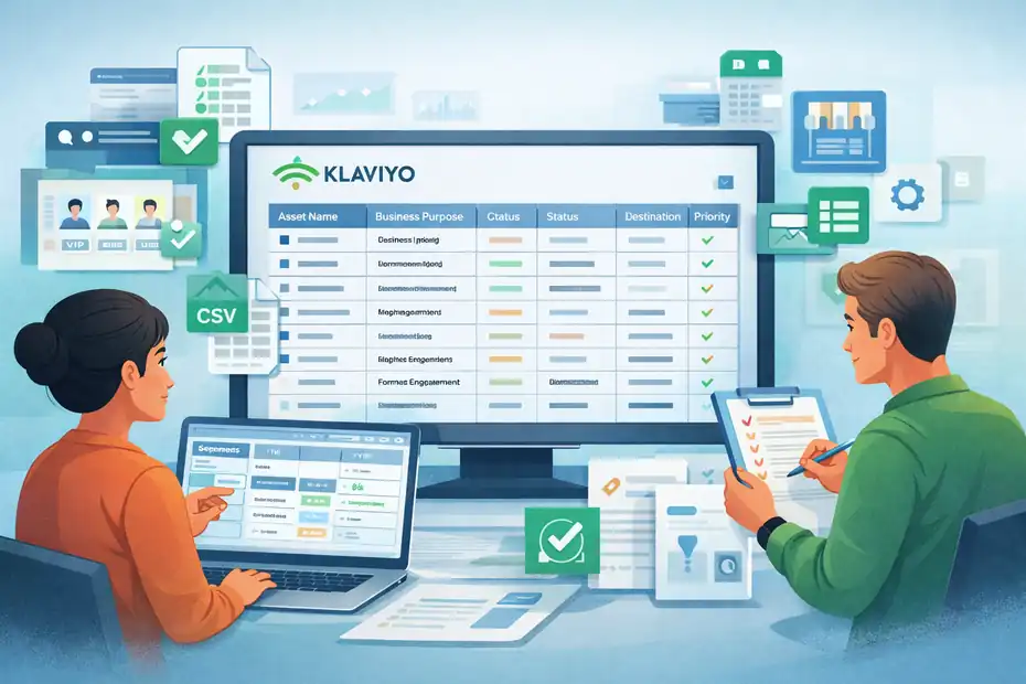 How To Migrate From Klaviyo Without Losing Data Or Revenue An informative illustration about Decide what needs to move and what should be left behind