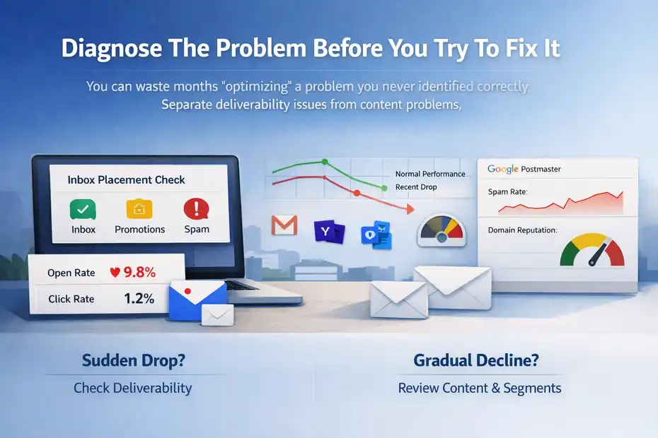 An informative illustration about Diagnose The Problem Before You Try To Fix It