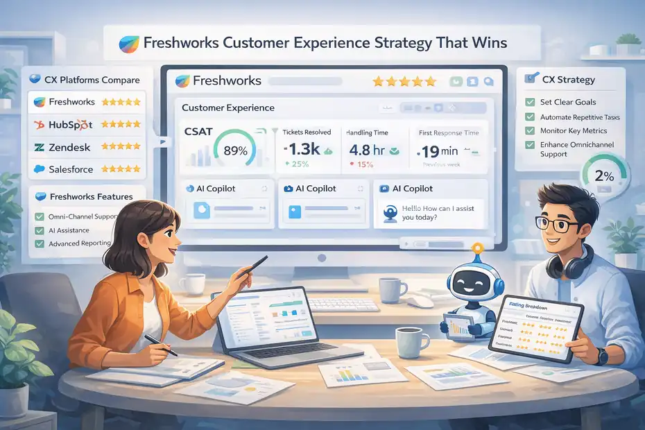 An informative illustration about Freshworks Customer Experience Strategy That Wins