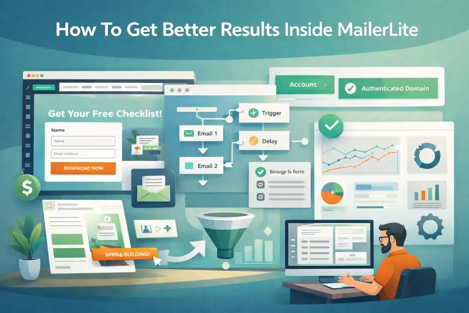 An informative illustration about How To Get Better Results Inside MailerLite