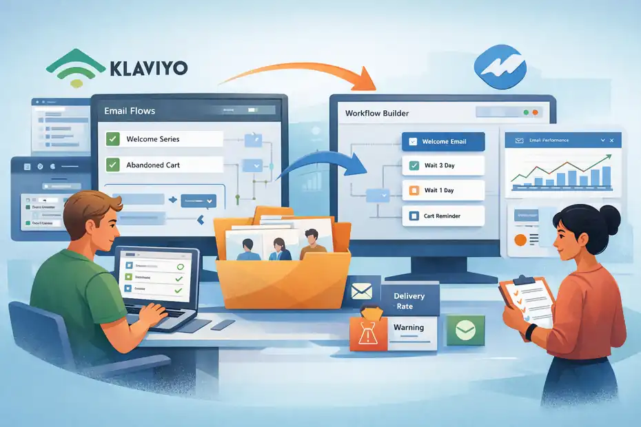 An informative illustration about How To Migrate From Klaviyo Without Losing Data Or Revenue