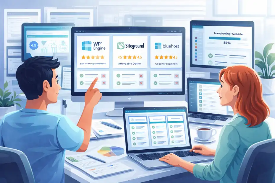 An informative illustration about How To Migrate Website To WP Engine Hosting Safely