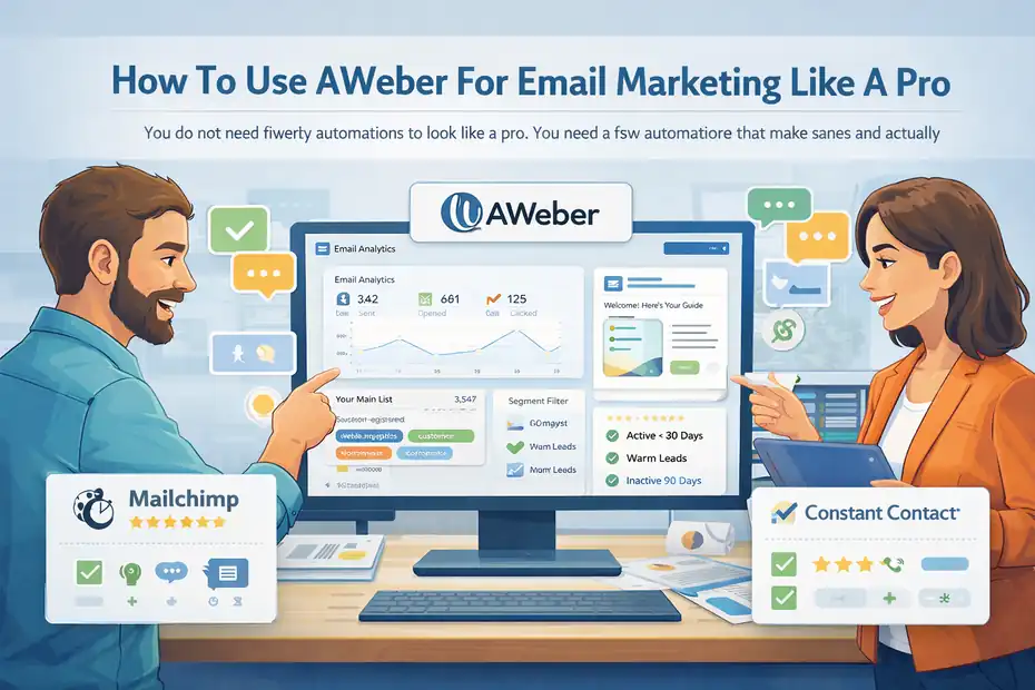 An informative illustration about How To Use AWeber For Email Marketing Like A Pro
