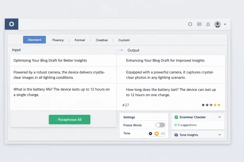 An informative illustration about 5. Improve Results So QuillBot Works Better Going Forward