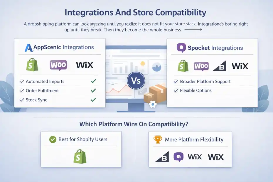 An informative illustration about Integrations And Store Compatibility