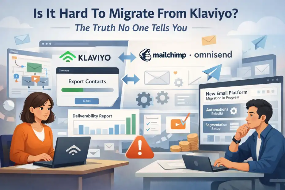 An informative illustration about Is It Hard To Migrate From Klaviyo: The Truth No One Tells You
