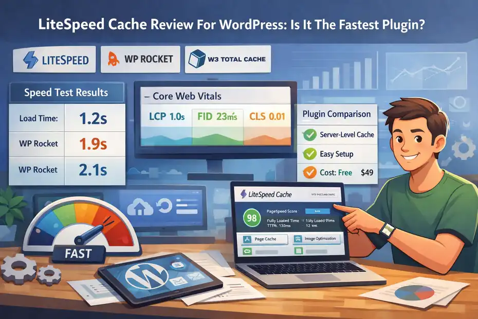 An informative illustration about LiteSpeed Cache Review For WordPress: Is It The Fastest Plugin?
