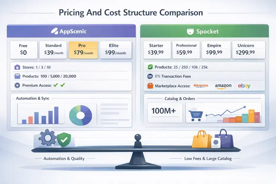 An informative illustration about Pricing And Cost Structure Comparison