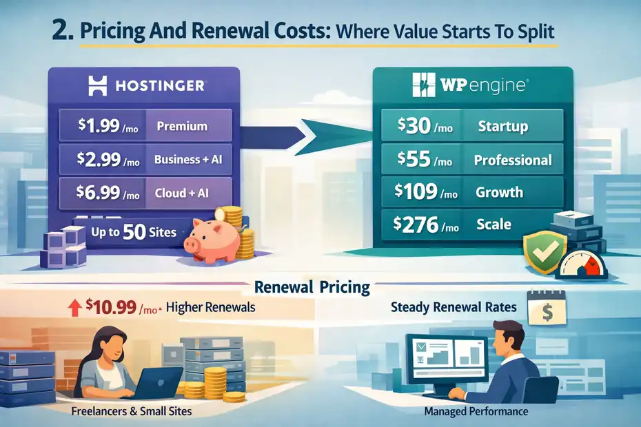 An informative illustration about Pricing And Renewal Costs: Where Value Starts To Split