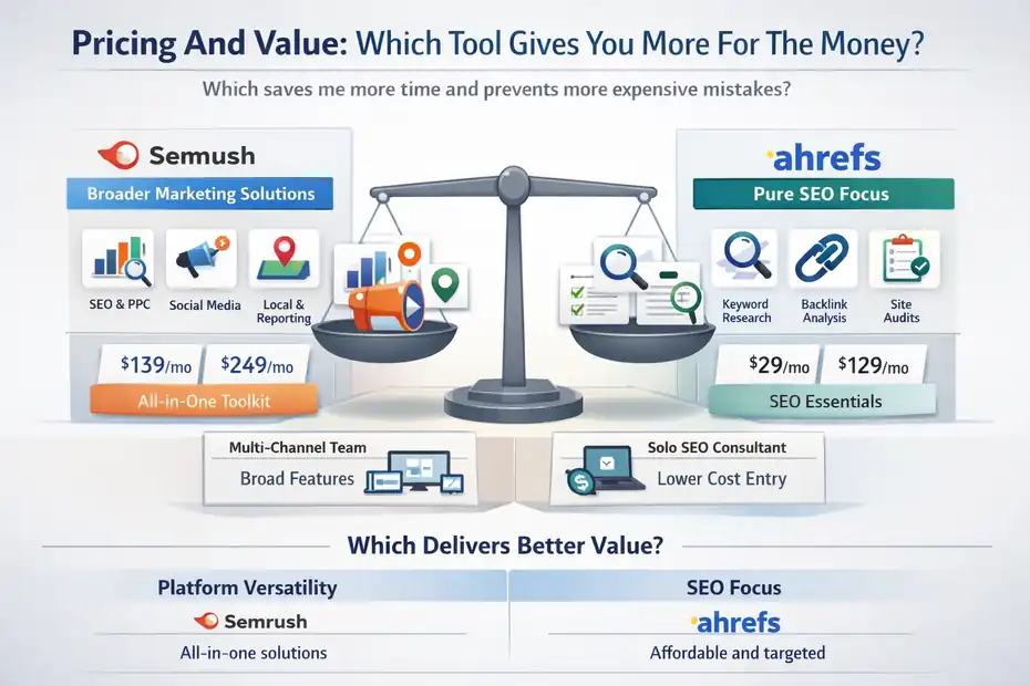 An informative illustration about Pricing And Value: Which Tool Gives You More For The Money?