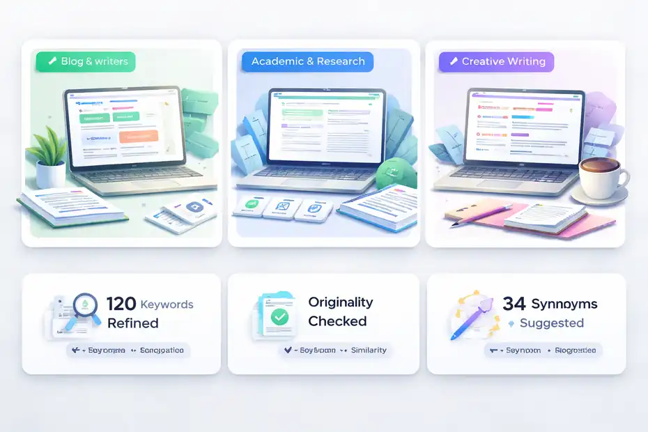 An informative illustration about QuillBot’s Biggest Strengths For Different Types Of Writers