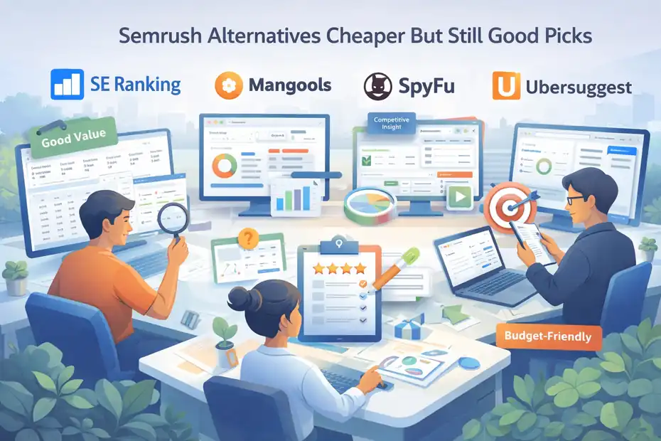 An informative illustration about Semrush Alternatives Cheaper But Still Good Picks