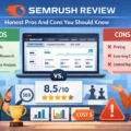 An informative illustration about Semrush Review Honest Pros And Cons You Should Know