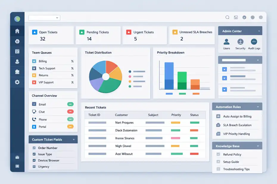 How To Use Freshworks For Customer Support Like A Pro An informative illustration about Set Up Your Support Foundation First