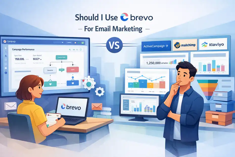 An informative illustration about Should I Use Brevo For Email Marketing Or Avoid It?