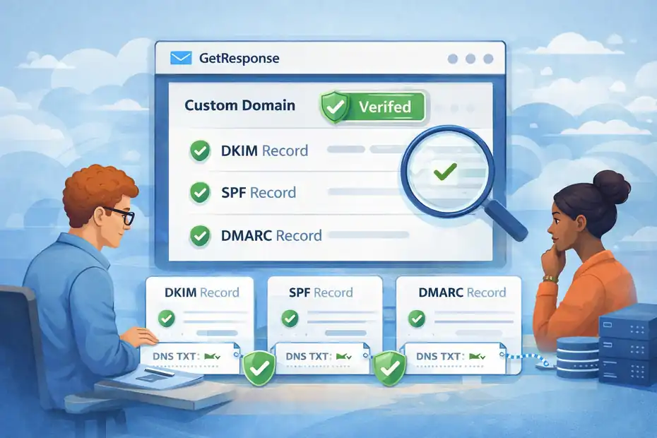 An informative illustration about Start with domain authentication first
