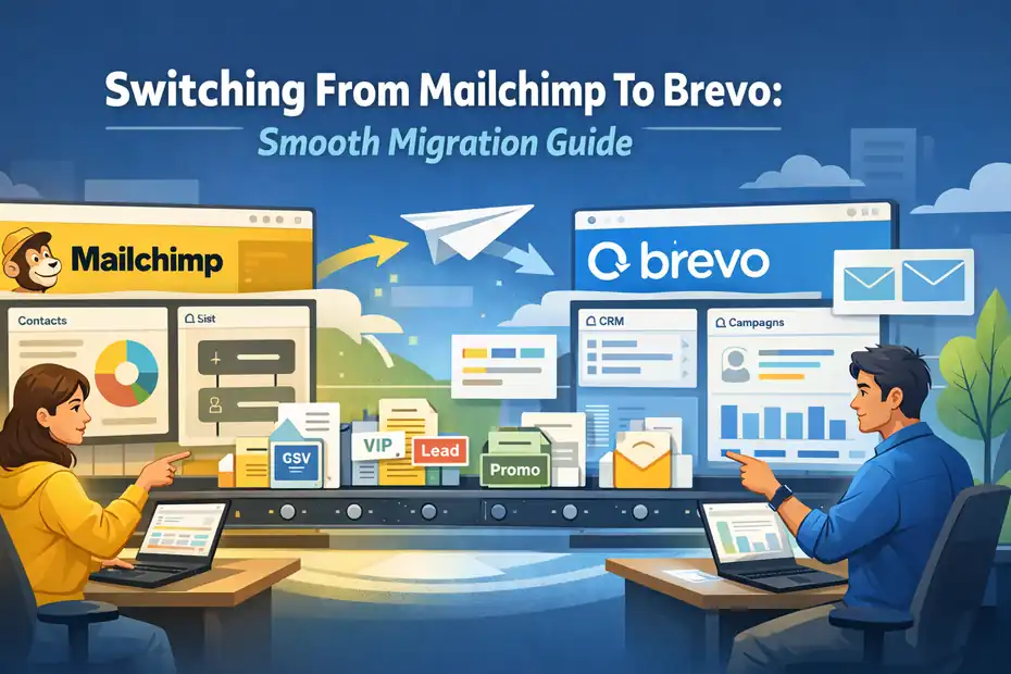 An informative illustration about Switching From Mailchimp To Brevo: Smooth Migration Guide
