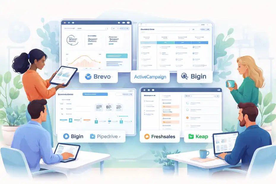 An informative illustration about The best HubSpot alternatives for small business right now