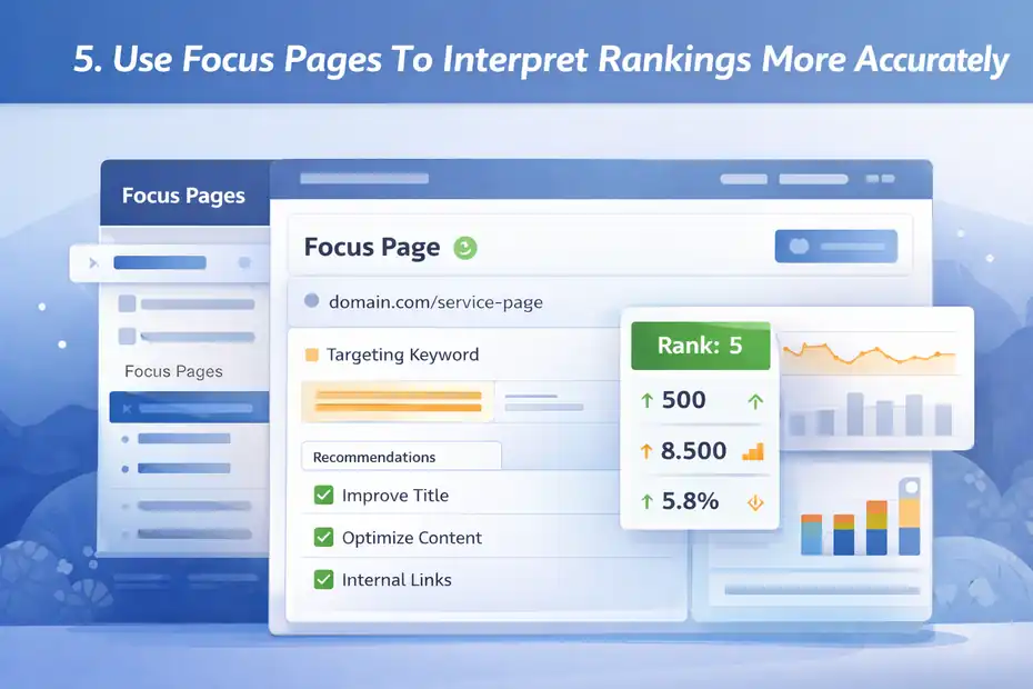 An informative illustration about Use Focus Pages To Interpret Rankings More Accurately