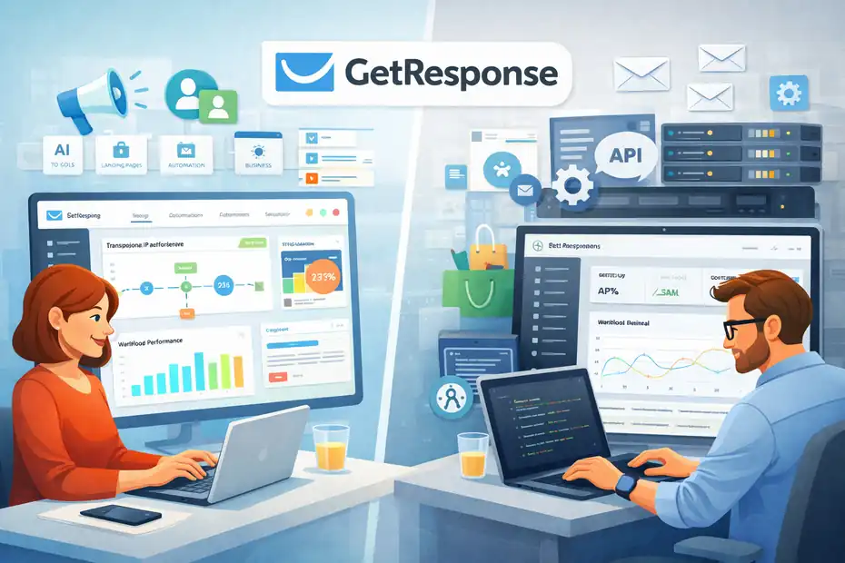 An informative illustration about What GetResponse actually does well