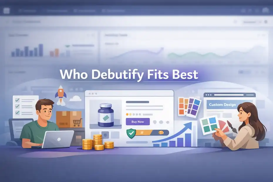 An informative illustration about Who Debutify Fits Best