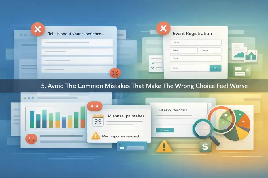 An informative illustration about
Avoid The Common Mistakes That Make The Wrong Choice Feel Worse