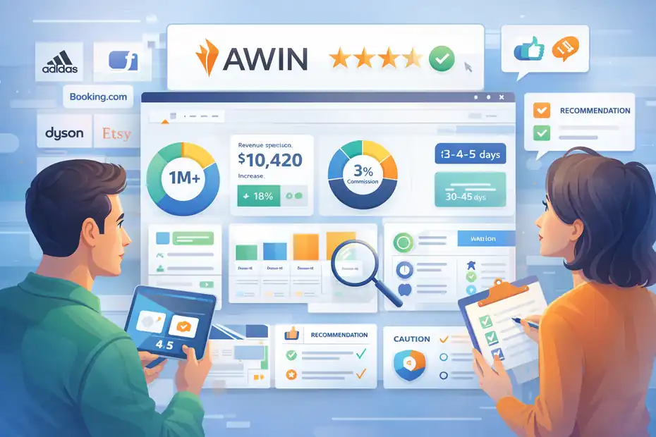 An informative illustration about Awin Affiliate Network Review: Hidden Truths Revealed