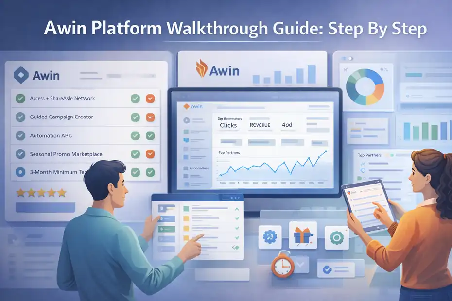 An informative illustration about Awin Platform Walkthrough Guide: Step By Step