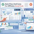 Awin Pros And Cons For Affiliates: Brutal Truth An informative illustration about Awin Pros And Cons For Affiliates: Brutal Truth