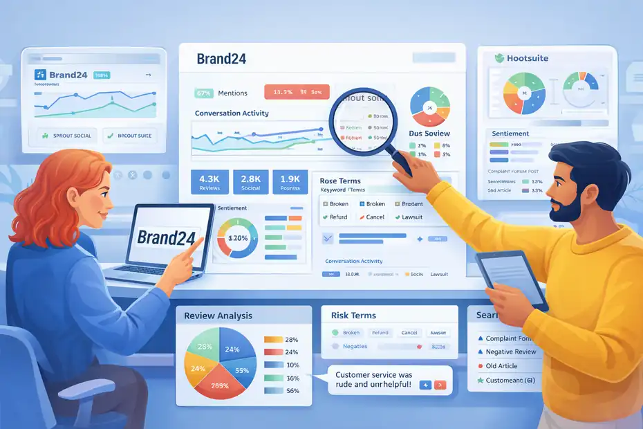 An informative illustration about Brand24 Online Reputation Management Strategy That Works