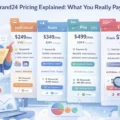 An informative illustration about Brand24 Pricing Explained What You Really Pay For