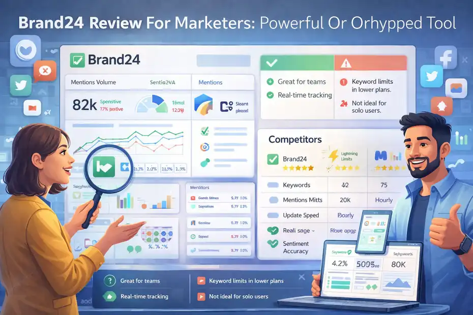 An informative illustration about Brand24 Review For Marketers: Powerful Or Overhyped Tool
