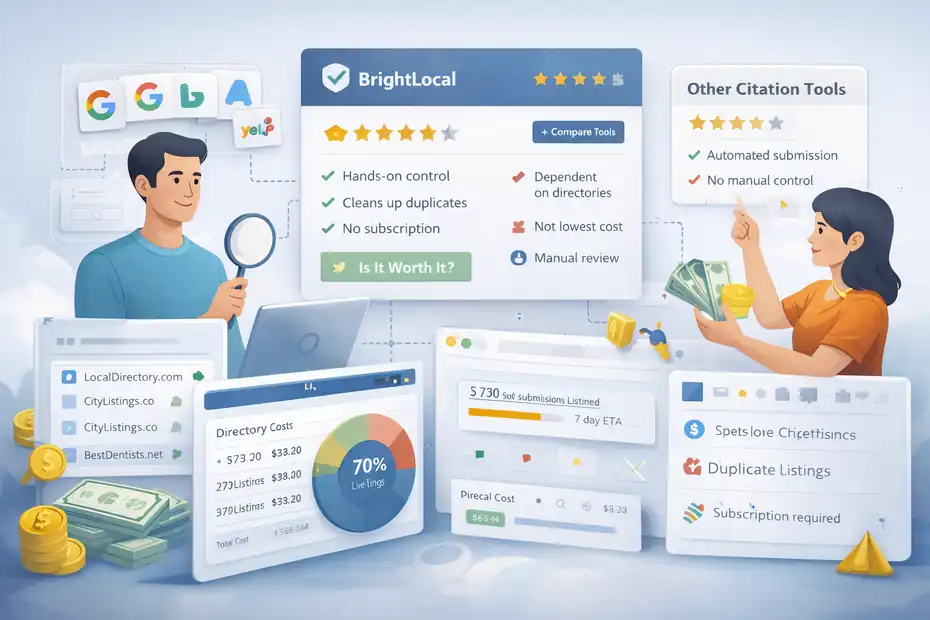 An informative illustration about BrightLocal Review For Citation Building Is It Worth Your Money