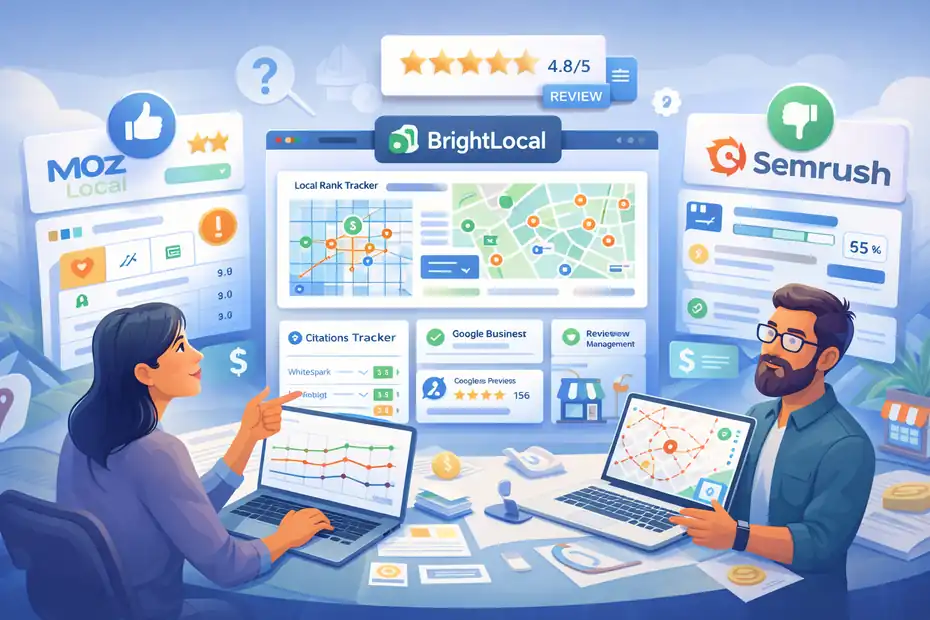 An informative illustration about BrightLocal Review For Small Business Local SEO Is It Worth Paying For