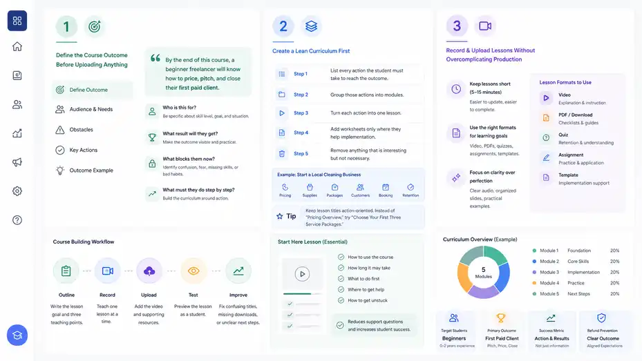 Thinkific Worth It For Online Course Creators: Real Verdict An informative illustration about
Build Your First Thinkific Course The Smart Way