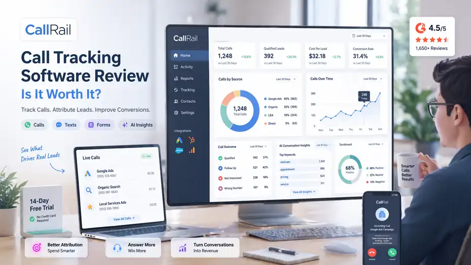 An informative illustration about CallRail Call Tracking Software Review: Is It Worth It?