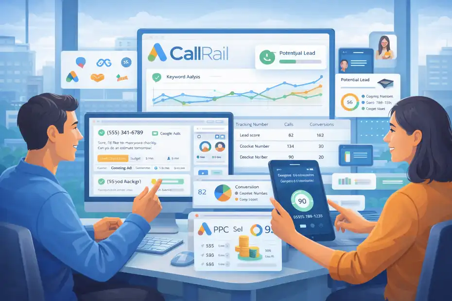An informative illustration about CallRail Features Overview: Tools That Improve Tracking
