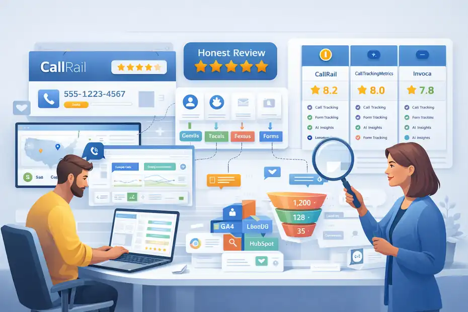 An informative illustration about CallRail Marketing Analytics Platform Review: Honest