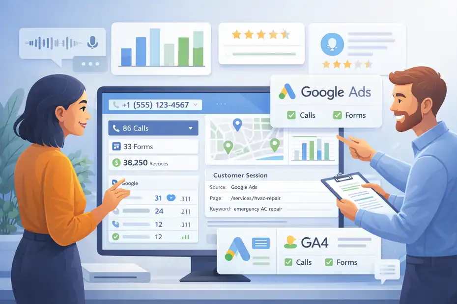 An informative illustration about CallRail Platform Walkthrough Guide: Setup To Insights