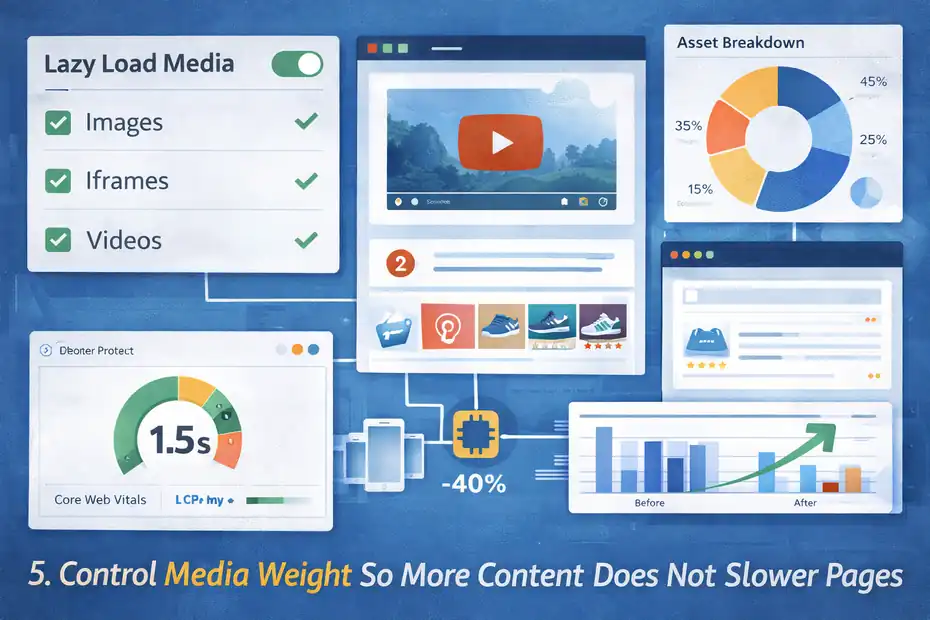 An informative illustration about
Control Media Weight So More Content Does Not Mean Slower Pages