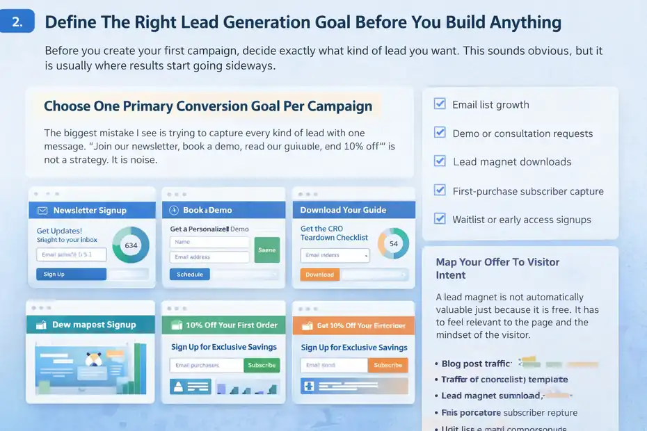 An informative illustration about
Define The Right Lead Generation Goal Before You Build Anything